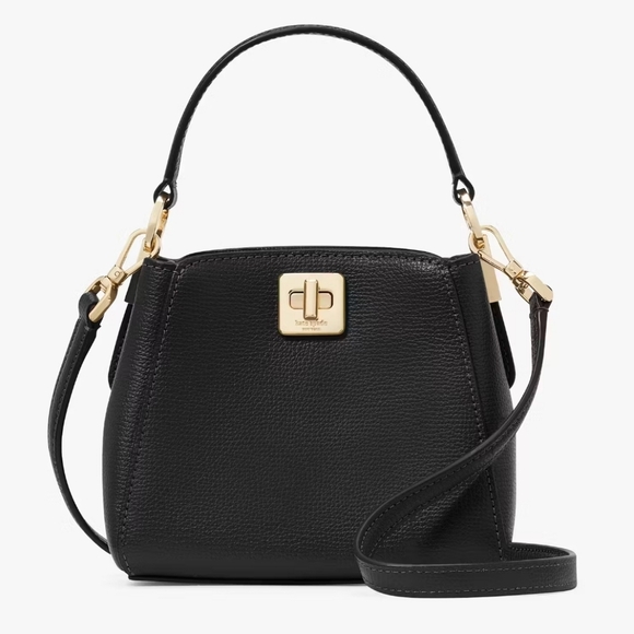 Kate Spade Phoebe Mini Top Handle Crossbody: Black, 5.8×3×5, NWT - Picture 1 of 5